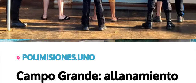 Campo Grande: allanamiento por abuso sexual deja tres detenidos y secuestro de drogas